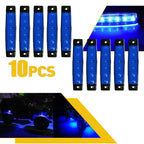 Blue LED Rock Light Pods for Jeep (Off Road) (10 Pods)