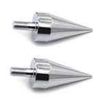 2PC Chrome Spike Bolts for Universal Motorcycle Windscreen Fairings