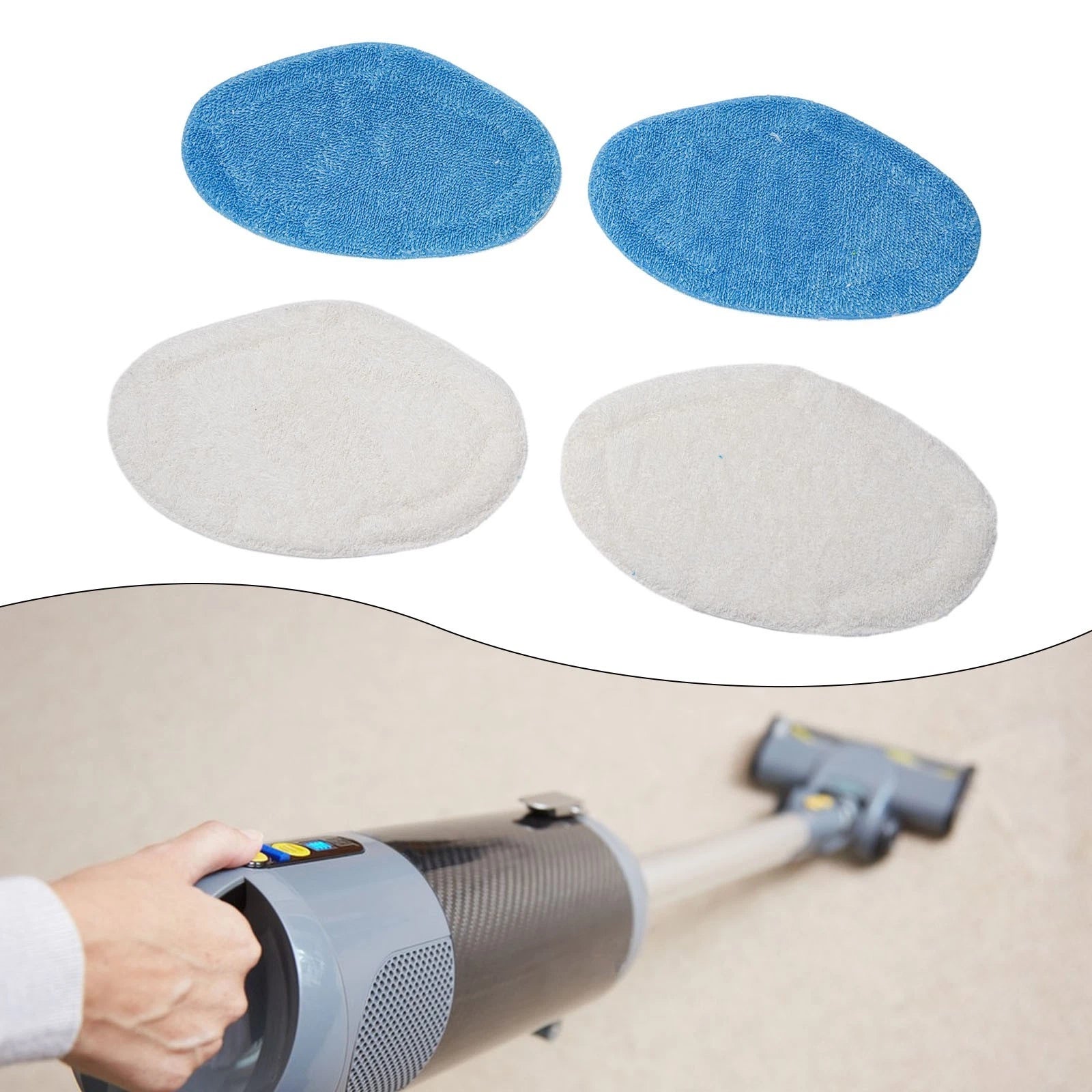 4X Cleaning Pad Mop Pads for Hoover Dual Steam Plus