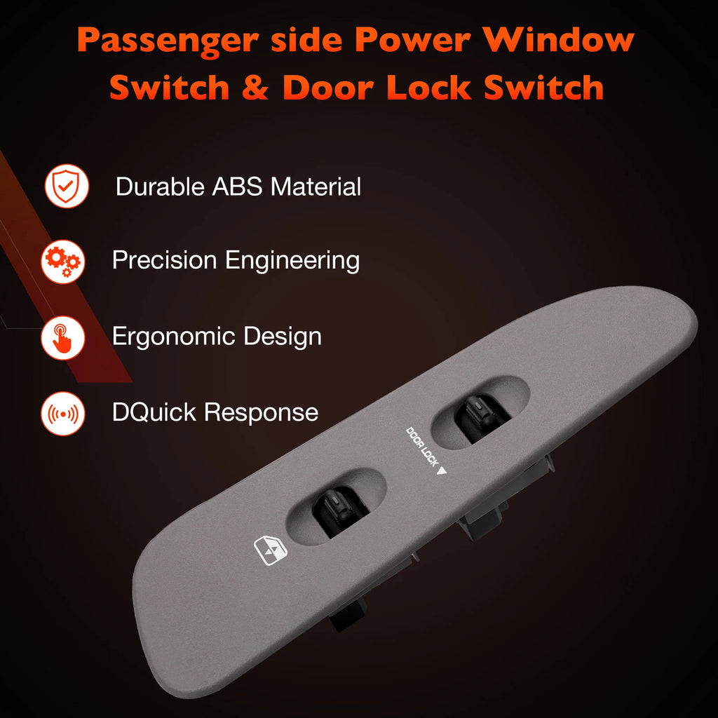 Power Window Door Lock Mirror Switch Set for Dodge Ram 1500 (2001–2009)