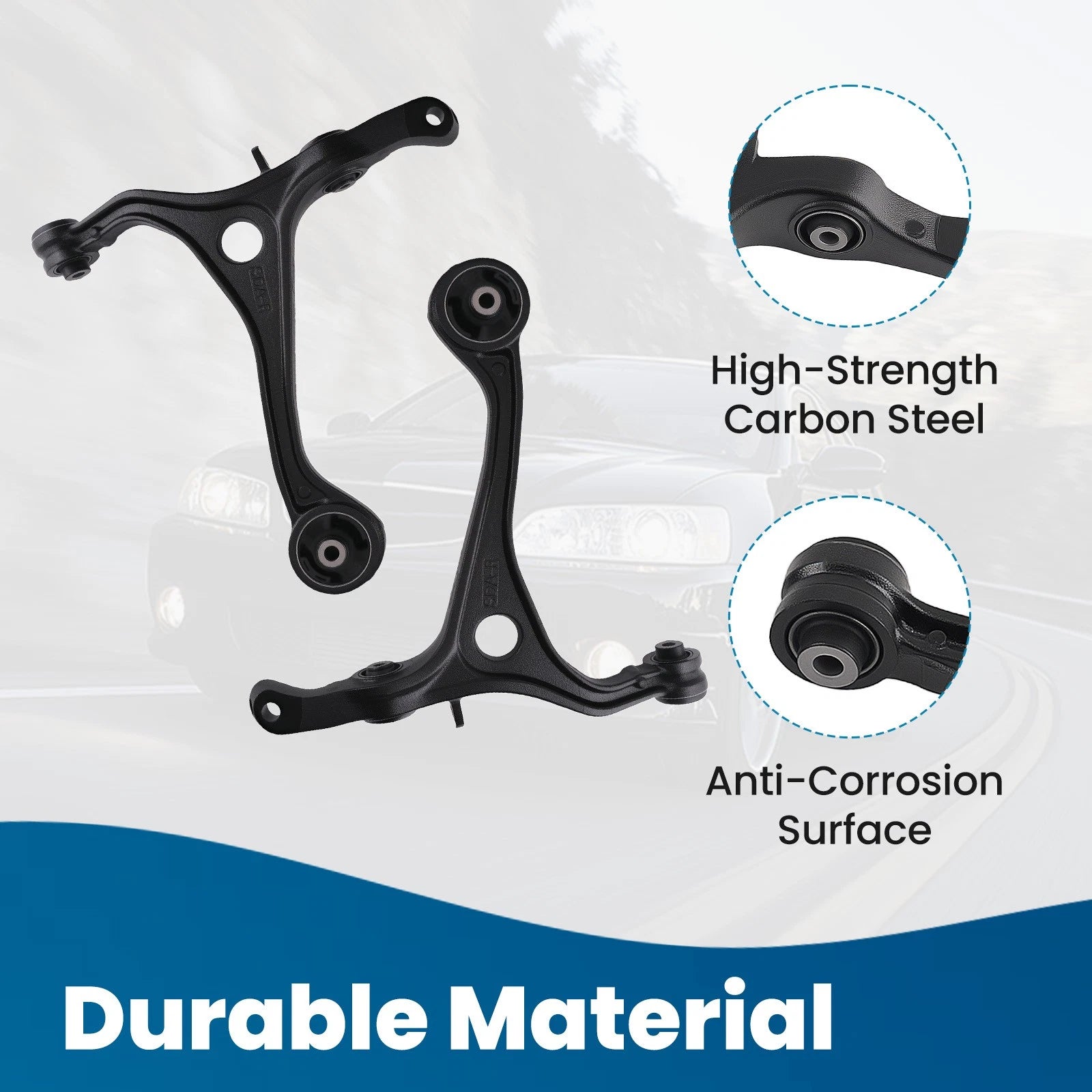 Front Lower Control Arms with Ball Joints for Honda Accord (2003-2007)