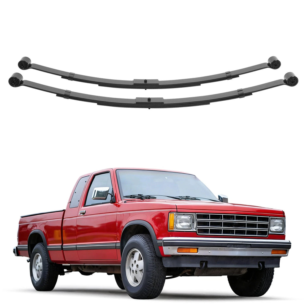 Set of 2 Rear 3" Lowering Leaf Springs for Chevrolet S10 S15 Sonoma (1982–2004)