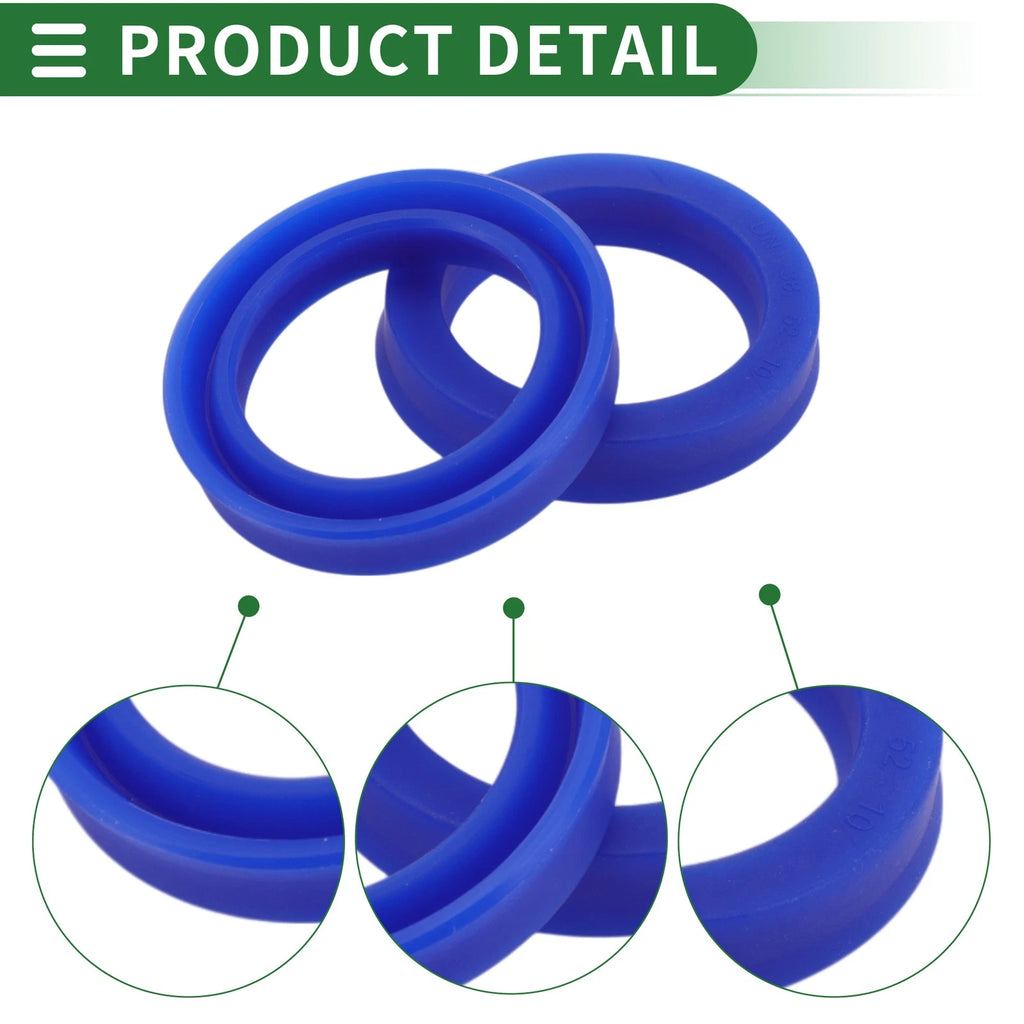 Set of 5 Oil Seal Rotary Shaft Seal TPU 38x52x10mm High Pressure