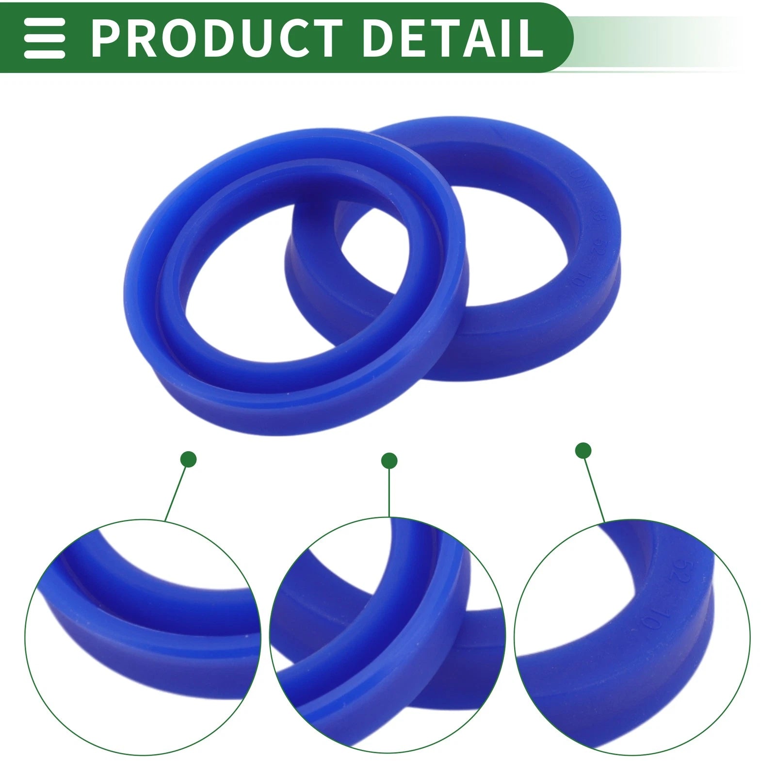 Set of 5 Oil Seal Rotary Shaft Seal TPU 38x52x10mm High Pressure