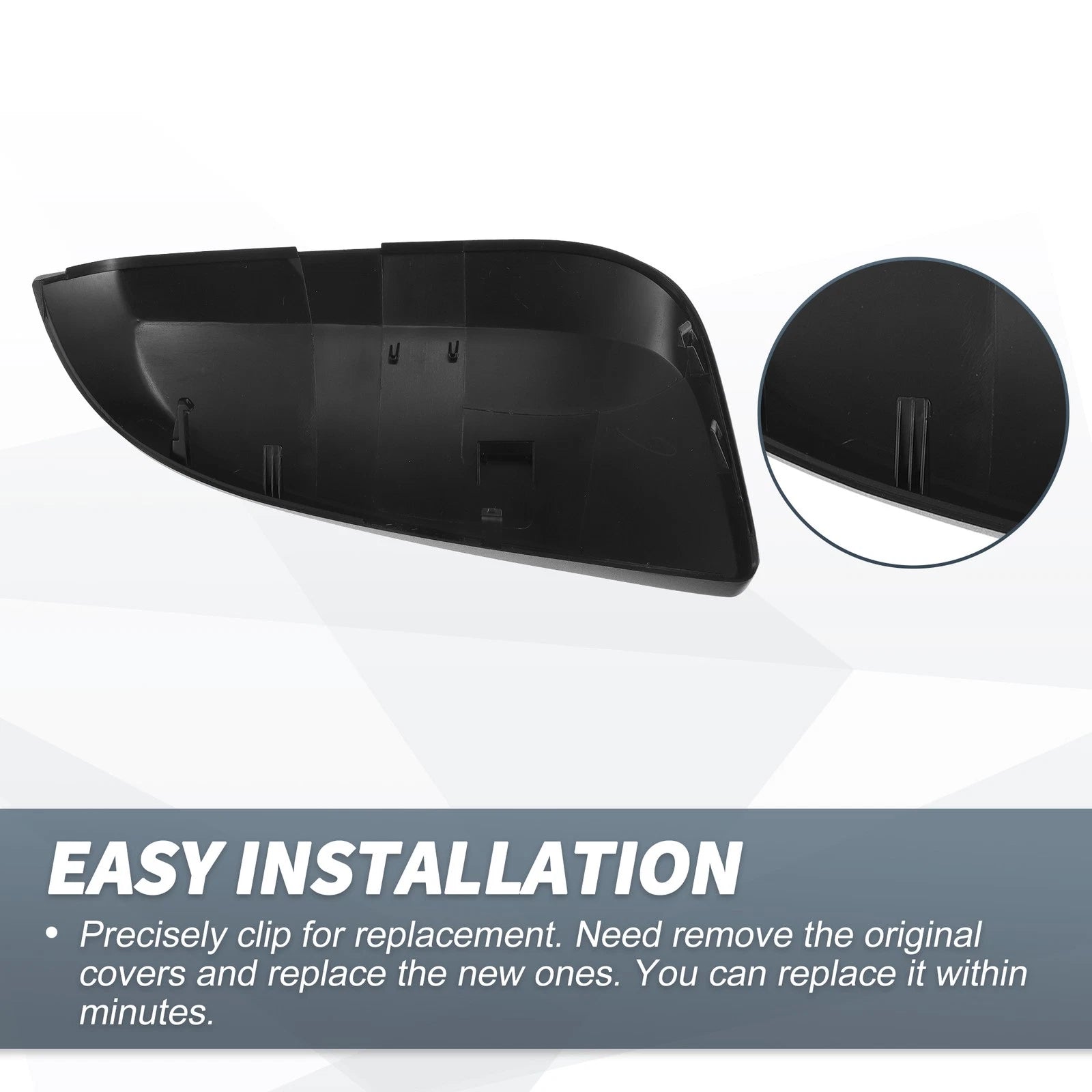 Left Side Rearview Mirror Cover Cap for Toyota Hilux (2015–2020)