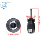 Keyless Drill Chuck for Wood Lathe (1/32" - 5/8")
