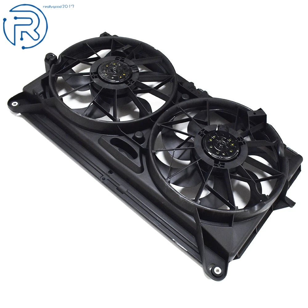 Radiator Condenser Cooling Fan Assembly for Chevrolet Silverado