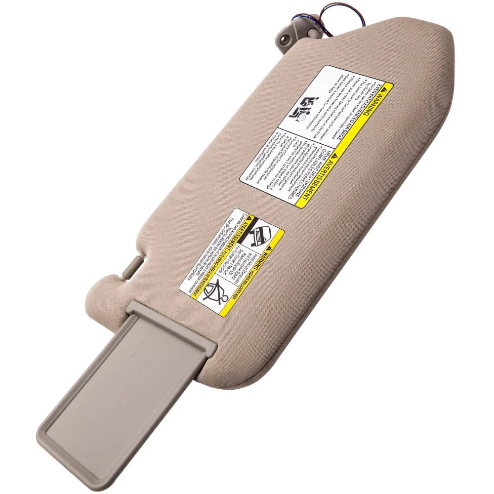 Sun Visor Left Tan for Nissan Pathfinder (2013–2018) & Infiniti QX60 (2014–2017)