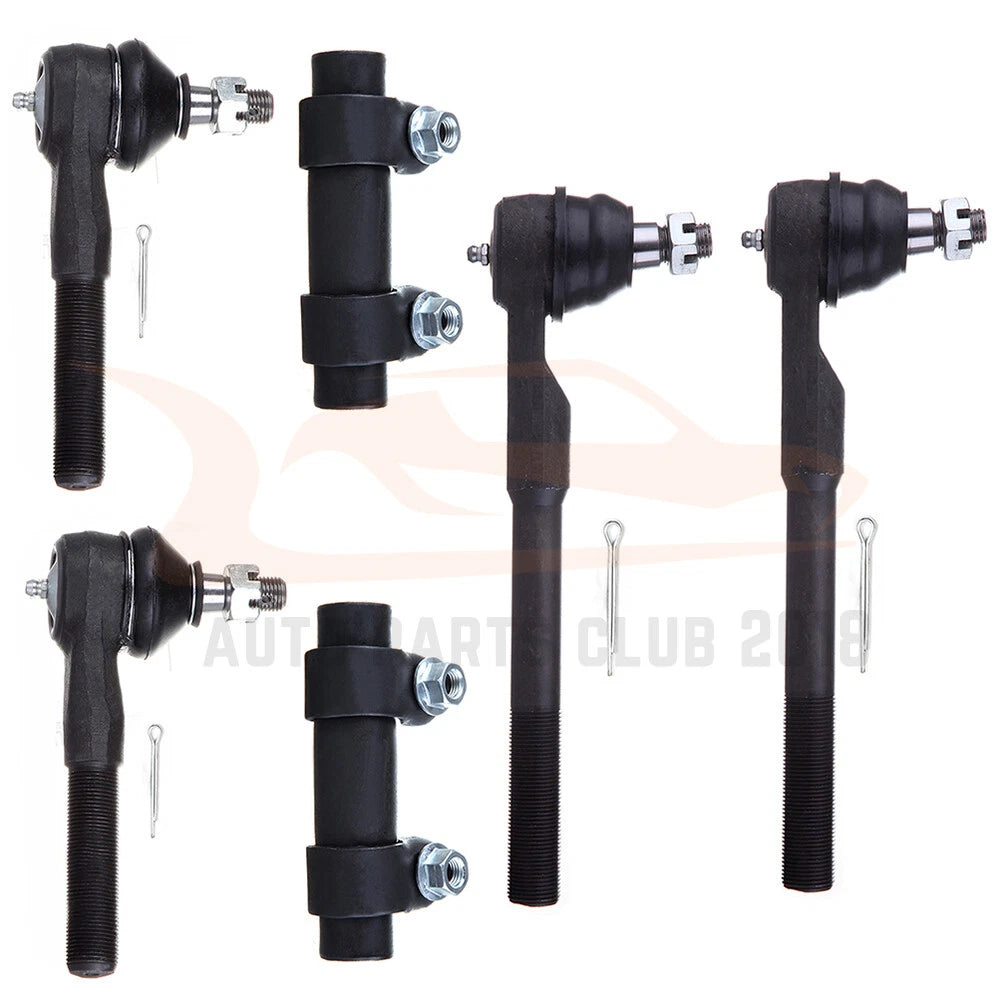 Set of 6 Front Steering Kit Inner Outer Tie Rods for Dodge Ram 2500 3500 (2000–2002)
