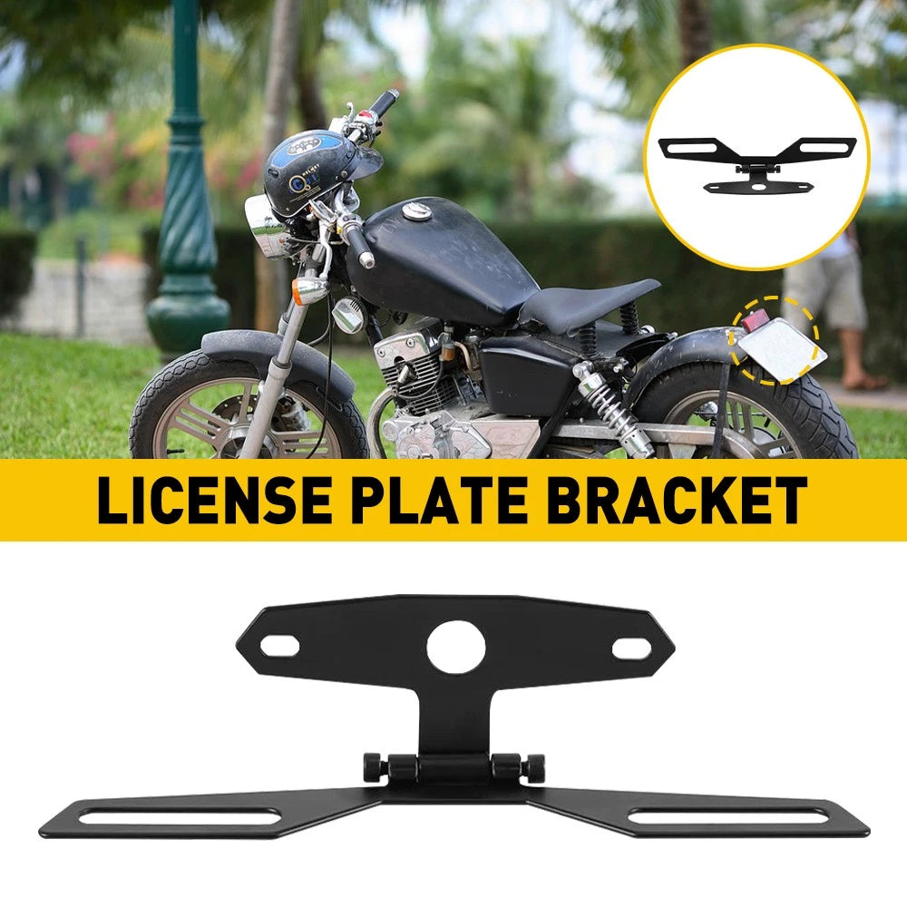 License Plate Holder Tail Light Tidy Bracket for Universal Motorcycle
