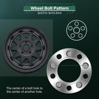2X 1.25" Wheel Spacers 5x4.5 5x114.3 12x1.5 for Ford Fusion (2006–2012)