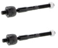 Set of 2 Front Inner Steering Tie Rod Ends for Ford Fusion (2006–2012)