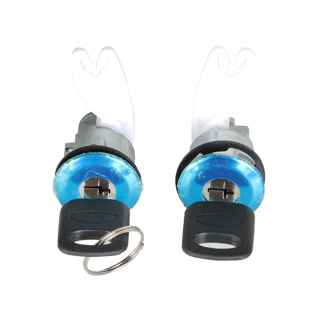 Door Lock Cylinder Set with Keys for Ford E-150 E-250 F-150 (1992-2004)