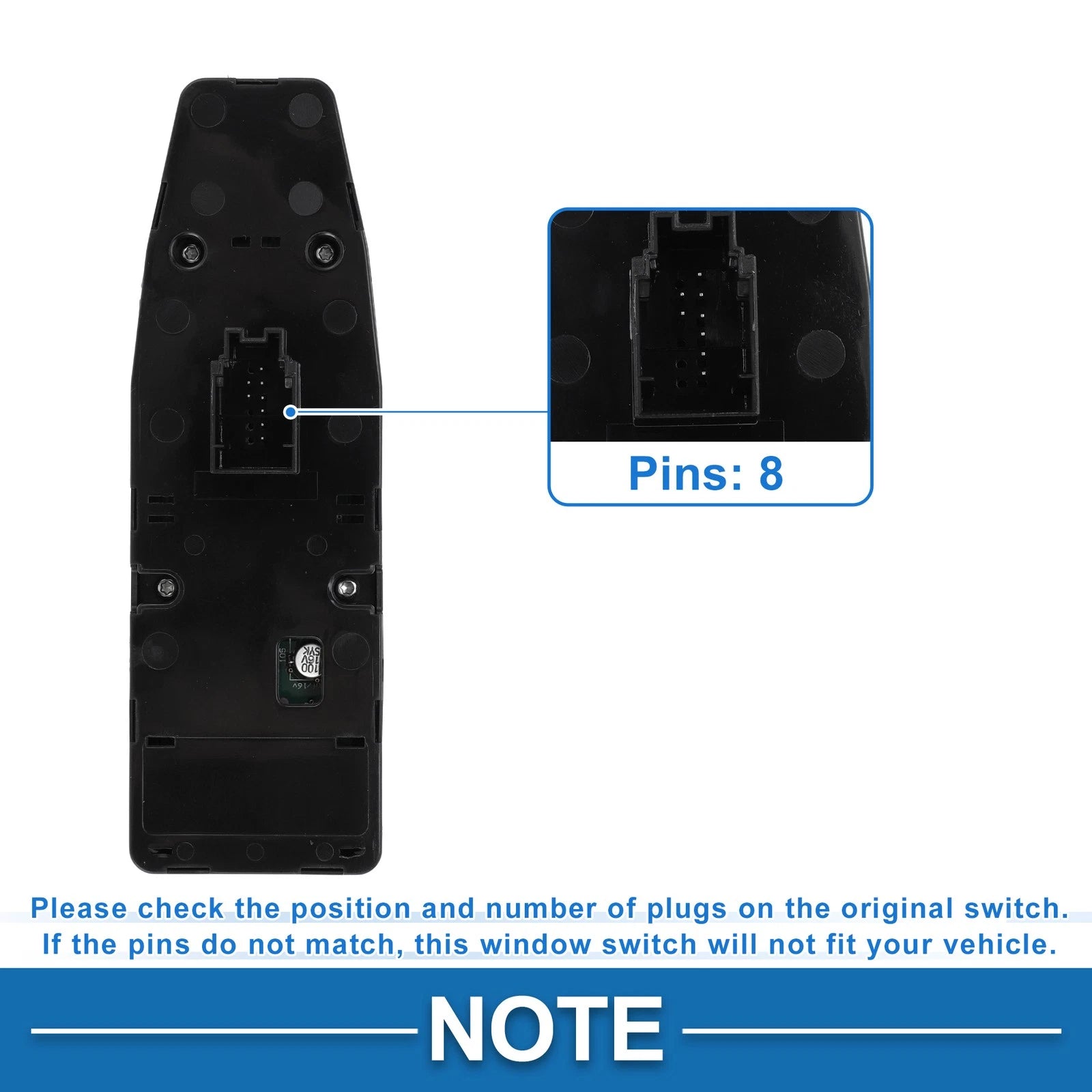 Power Window Switch for BMW G30 (2015–2020) No. 61317941997