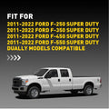 2X Smoke LED Side Marker Lights for Ford Super Duty (2011–2022)