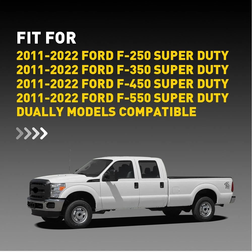 2X Smoke LED Side Marker Lights for Ford Super Duty (2011–2022)