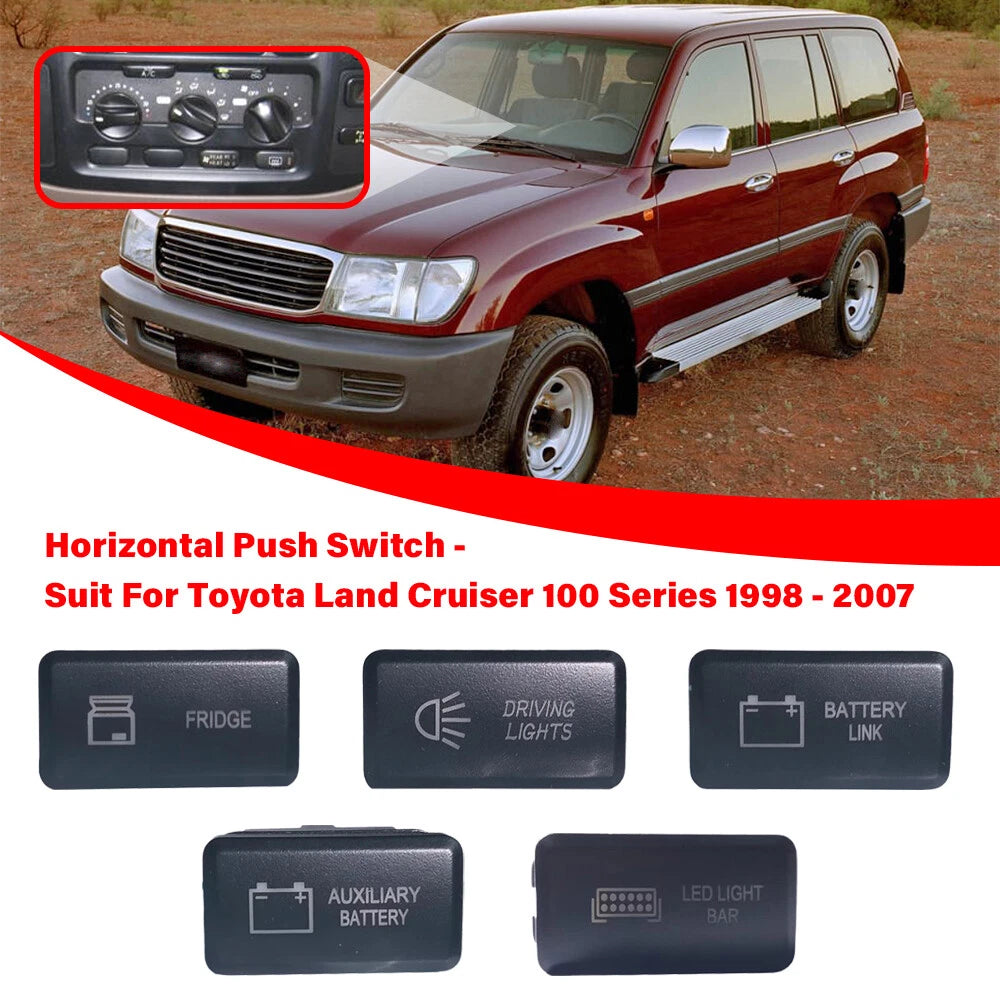 Push Switch Button ON/OFF for Toyota FJ Cruiser (2007–2018) - 12 Styles
