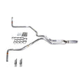 Dual Exhaust MA Pipe Glass Pack Muffler SW Tip Side Exit for F150 (2007–2013)