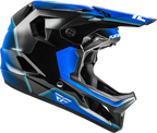 Fly Racing Rayce Repeat Full-Face Helmet for Bicycle (Large, Black/Blue)
