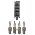 Set of 4 Bosch Ignition Coils & Platinum Spark Plugs for BMW E36 318i/318is/318ti/Z3