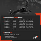 Front Right Lower Control Arm with Ball Joint Assembly for Toyota Corolla (2014-2019)