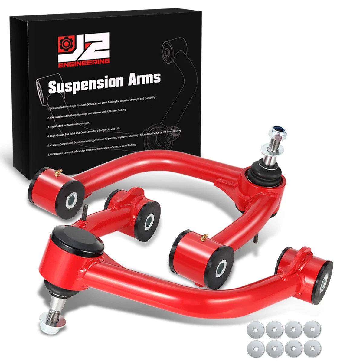 J2 Front Upper Control Arm w/Balljoint for Tacoma 4WD (2005–2022)