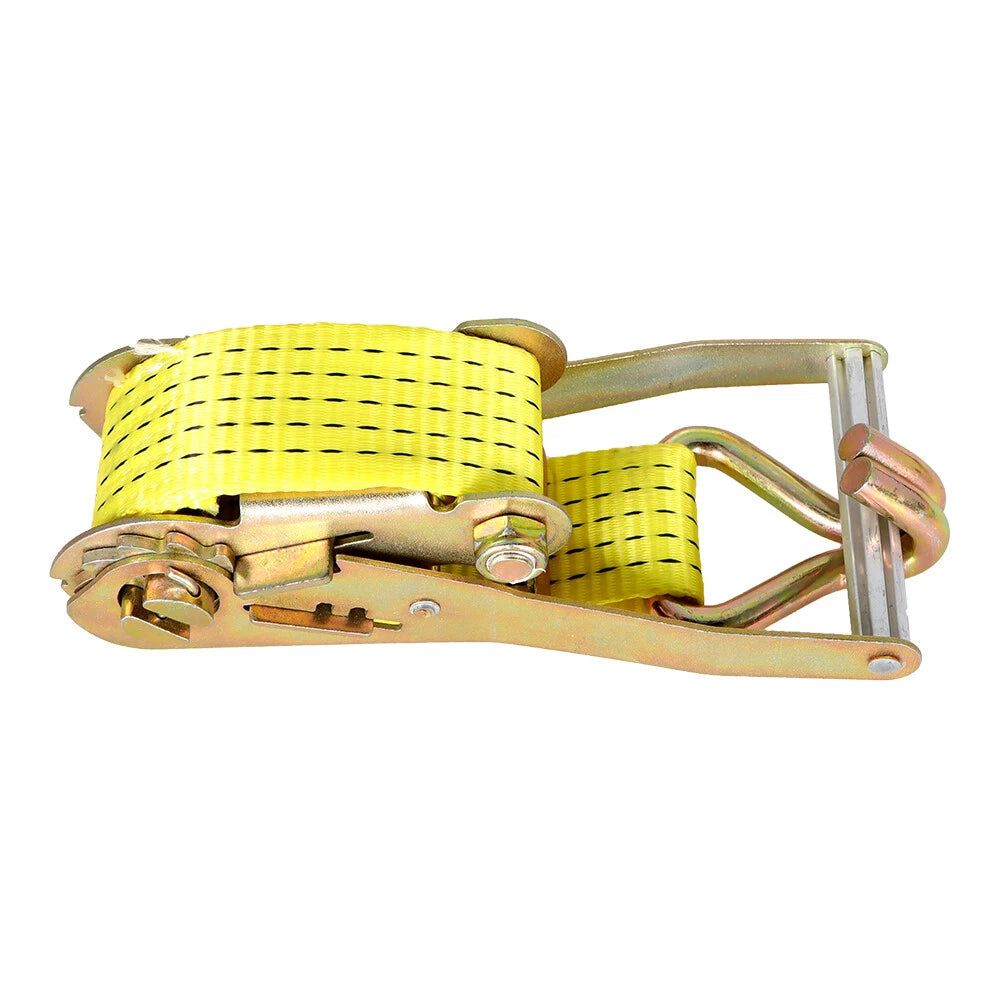 Set of 6 Heavy Duty 2" x 15' Ratchet Straps with J Hook