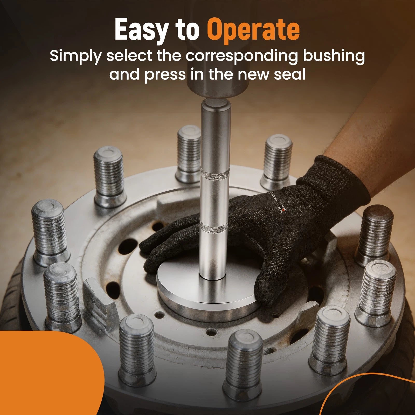 Hub Seal Installer Kit for Class 7 & 8 Trucks and Trailers
