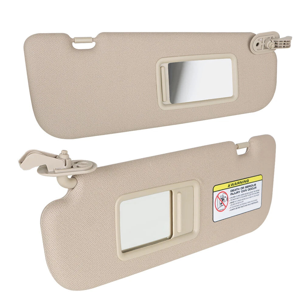 Set of 2 Sun Visors for Hyundai Elantra MD (2011–2015) Gray