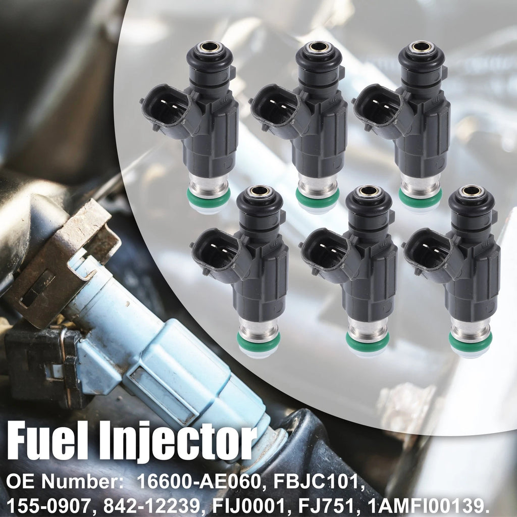 6X Fuel Injector for Nissan Altima 3.5L (2002–2005) 16600-AE060