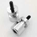 Chrome Swingarm Spools 8mm Thread for Honda RC51 (2000–2006)