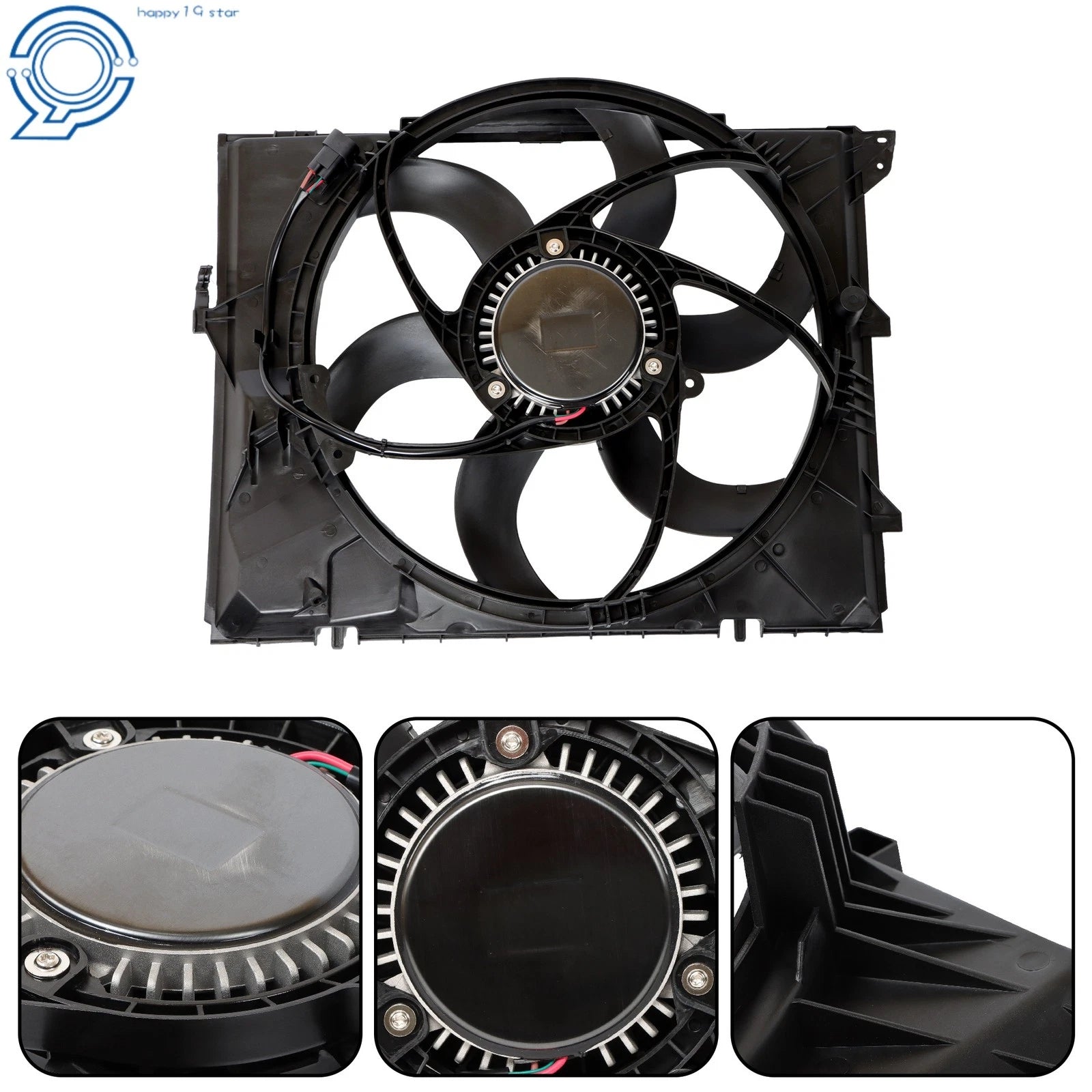 Radiator Cooling Fan Assembly for BMW 128i (2008–2013)