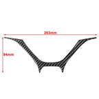 Carbon Fiber Steering Wheel Panel Cover Trim for Honda Civic (2012-2015)