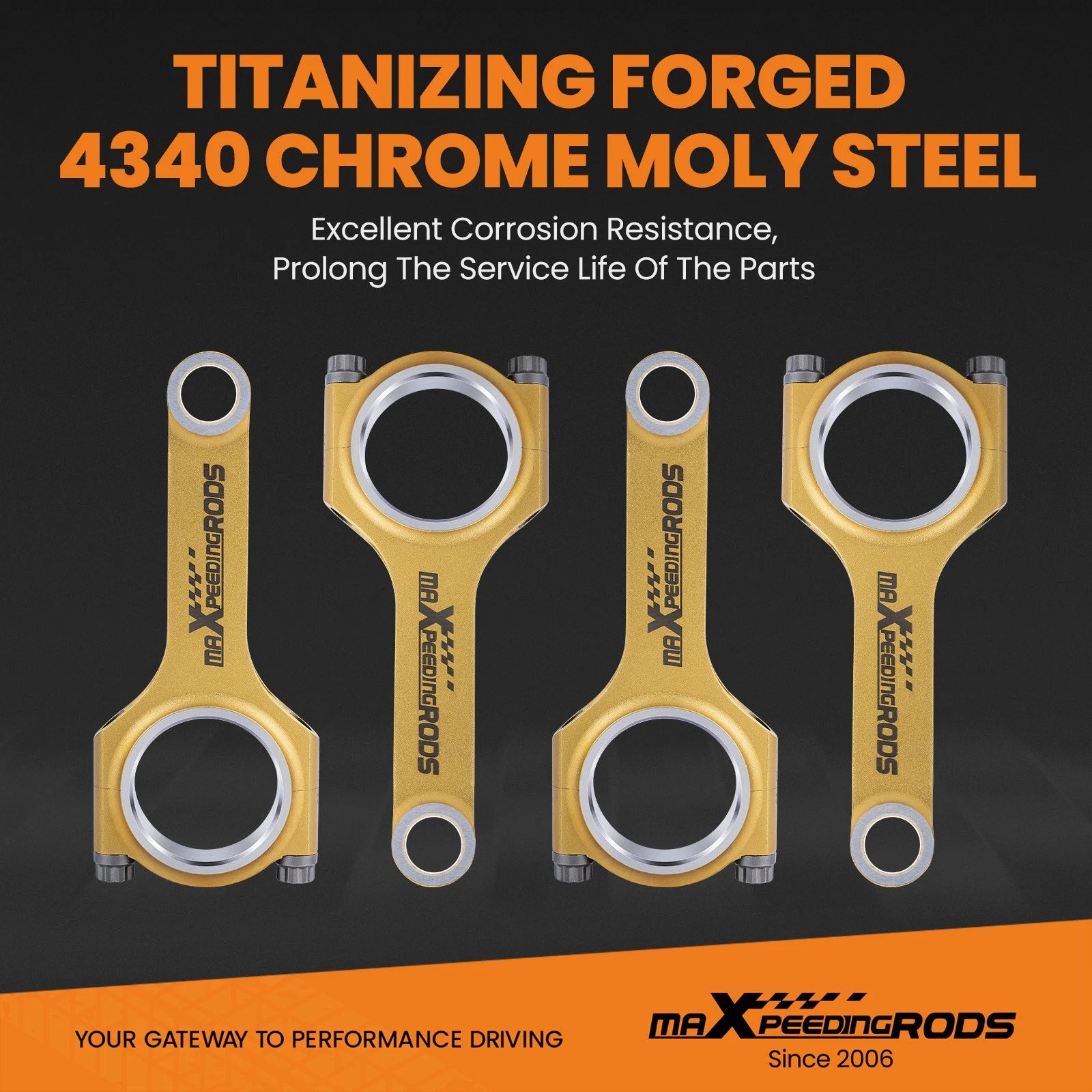 Titanizing Connecting Rods for Mazda Axela Skyactiv-G 2.0L (2013–2019)
