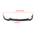 Carbon Style ABS Front Bumper Lip Spoiler Splitter for Tesla Model Y (2020–2024)