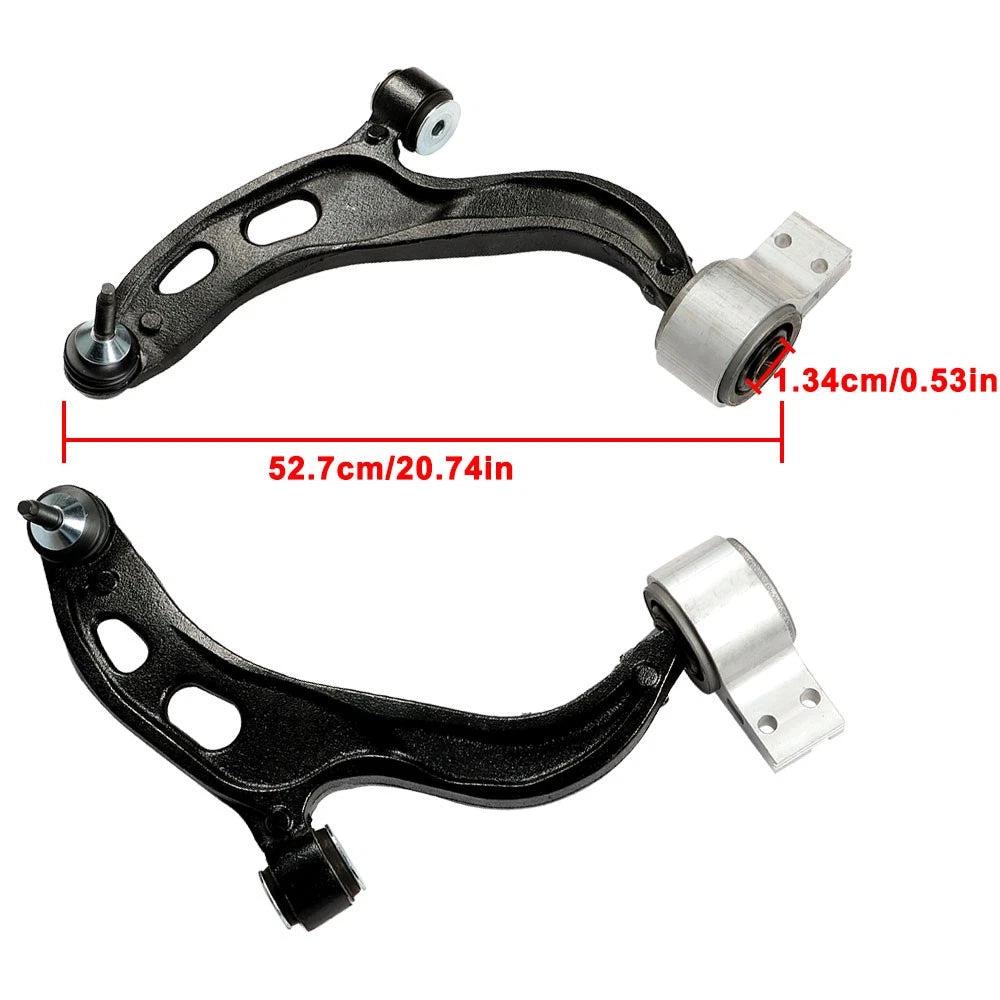 Set of 2 Front Lower Control Arms for Ford Taurus, Flex, Lincoln MKS, MKT (2010–2012)