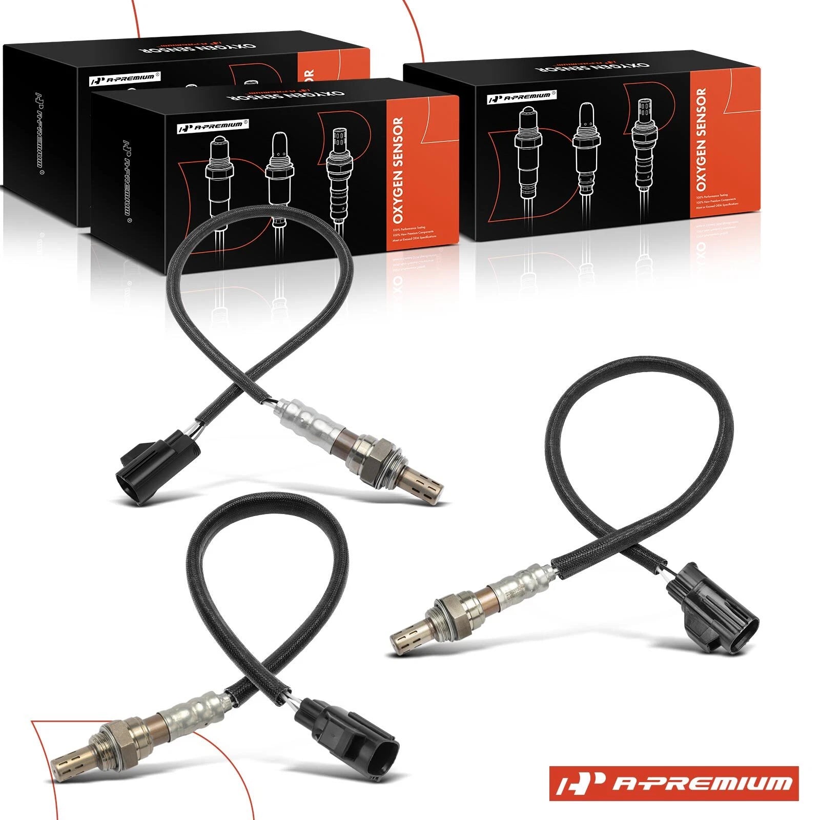 3X O2 Oxygen Sensors for Ford Focus (2003–2007)