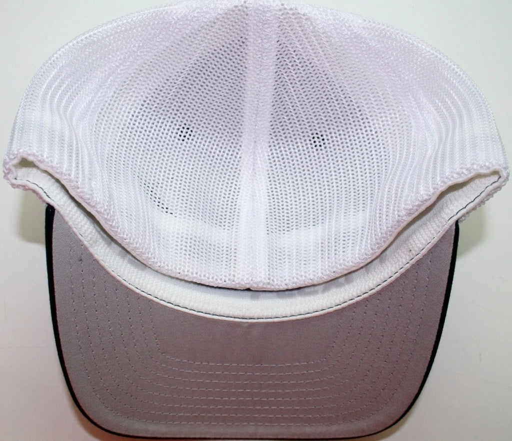 Cummins Mesh Summer Hat for Truckers - Black/White Flex Fit Cap