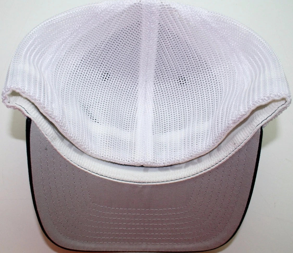 Cummins Mesh Summer Hat for Truckers - Black/White Flex Fit Cap