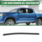Rear Left Door Window Belt Weatherstrip for Toyota Tacoma (2005–2015) Black