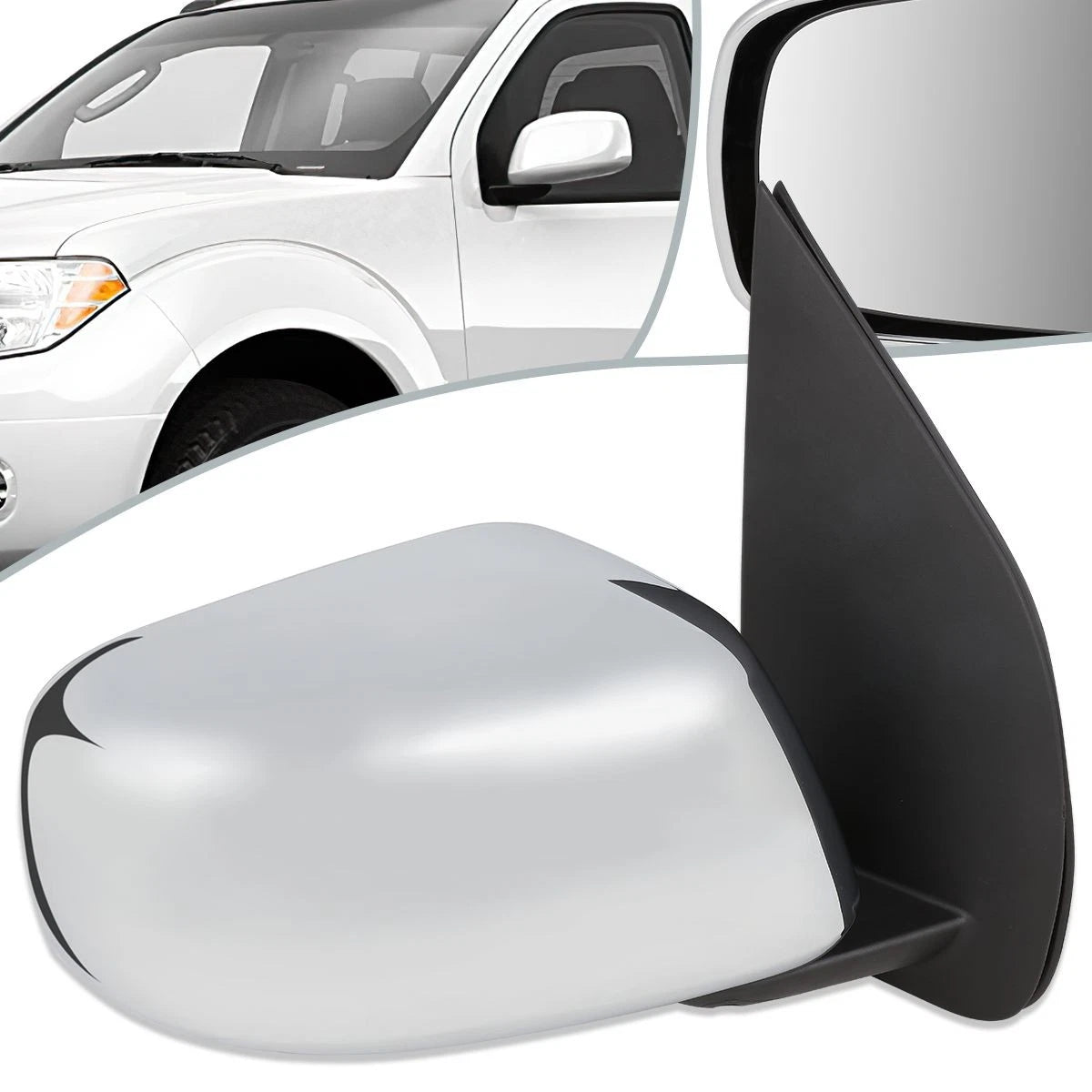 OE Style Powered Side View Door Mirror Right for Nissan Frontier Xterra (2005–2017) NI1321170