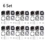 6X Carburetor Kit for Echo PB-1000 PB-1010 (Zama RB-52 C1Q-P18 C1Q-P22)