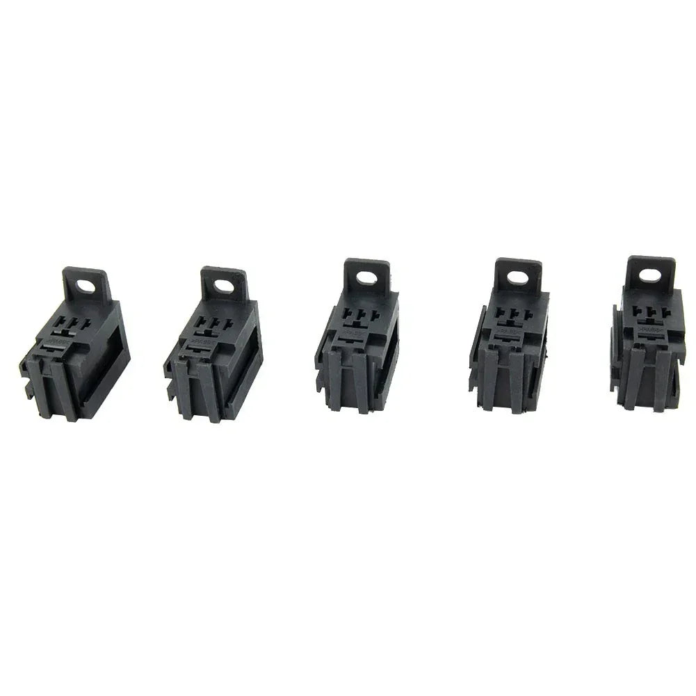 Relay Sockets 5-Pin 25pcs Copper Terminals 35��35��35mm Plastic & Metal for Electronics
