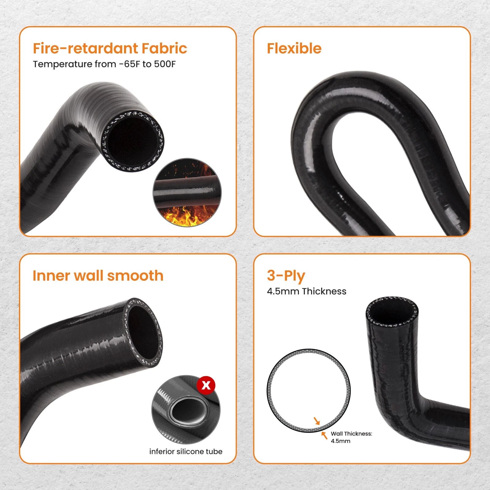Silicone Coolant Radiator Hose Kit for Honda Civic EG EK D15 D16 (1992–2000)