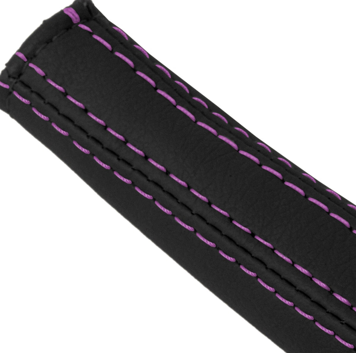 Leather Emergency Brake Boot Cover for Nissan 350Z (2003–2008) Purple Stitch