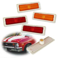 Set of 4 Side Marker Light Lamp Assemblies for Chevy Nova (1970–1974)
