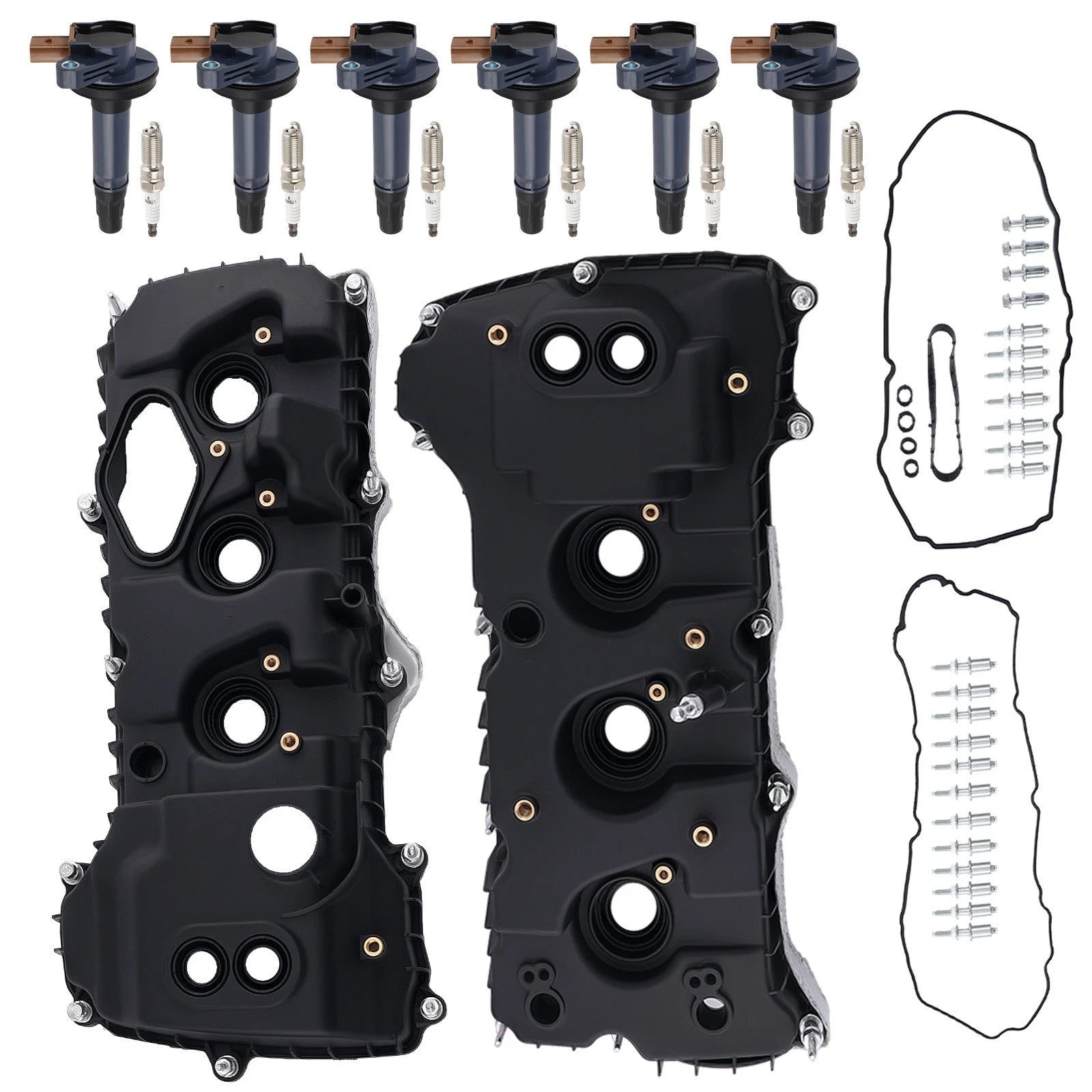 Left Right Valve Cover Set w/ Coils for Ford Expedition/F-150 (2015–2020)