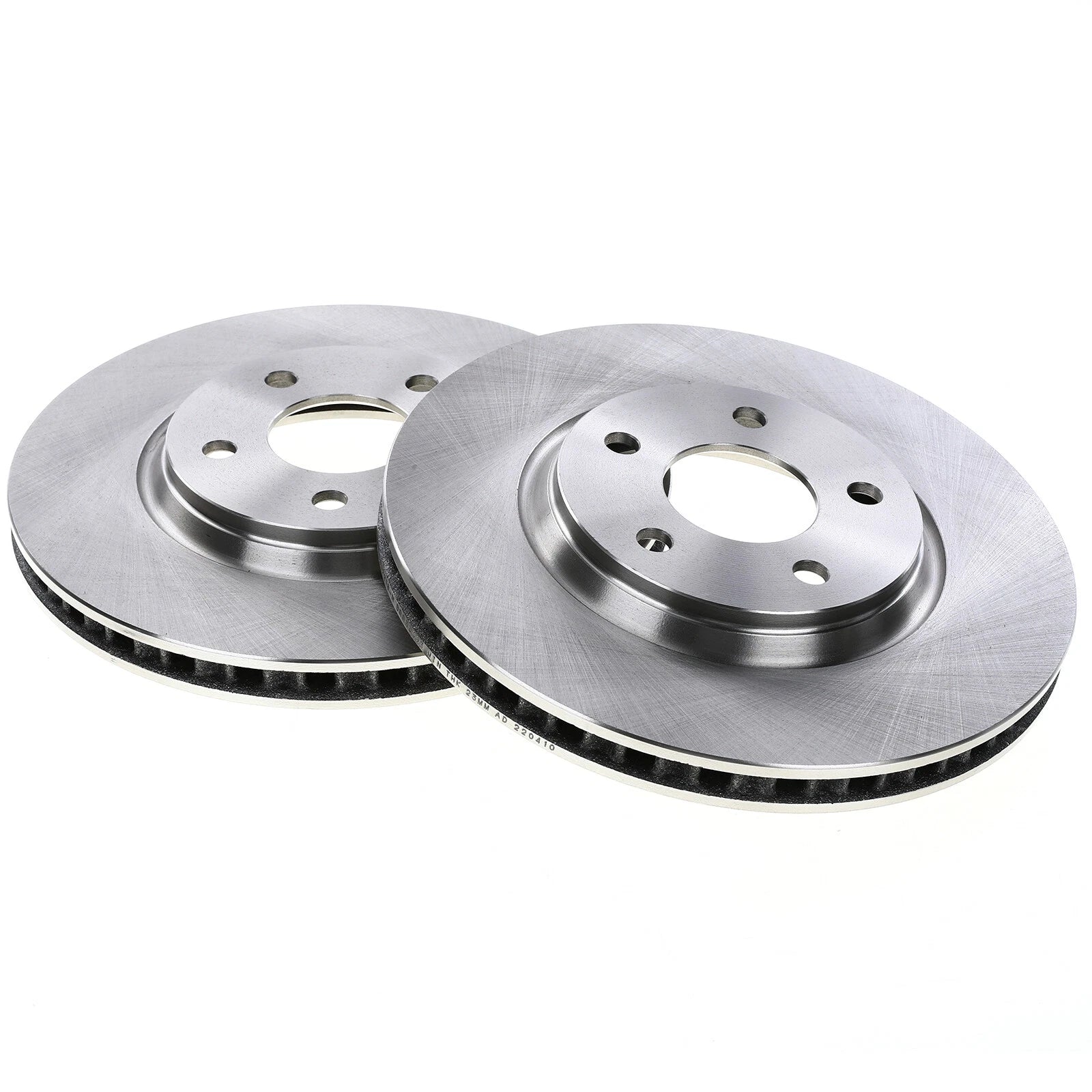 Set of 2 Front Disc Brake Rotors & Ceramic Pads for Chevy Malibu (2004–2012)