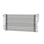 Replacement A/C Condenser w Receiver Drier for Kia Rondo (2011–2012)