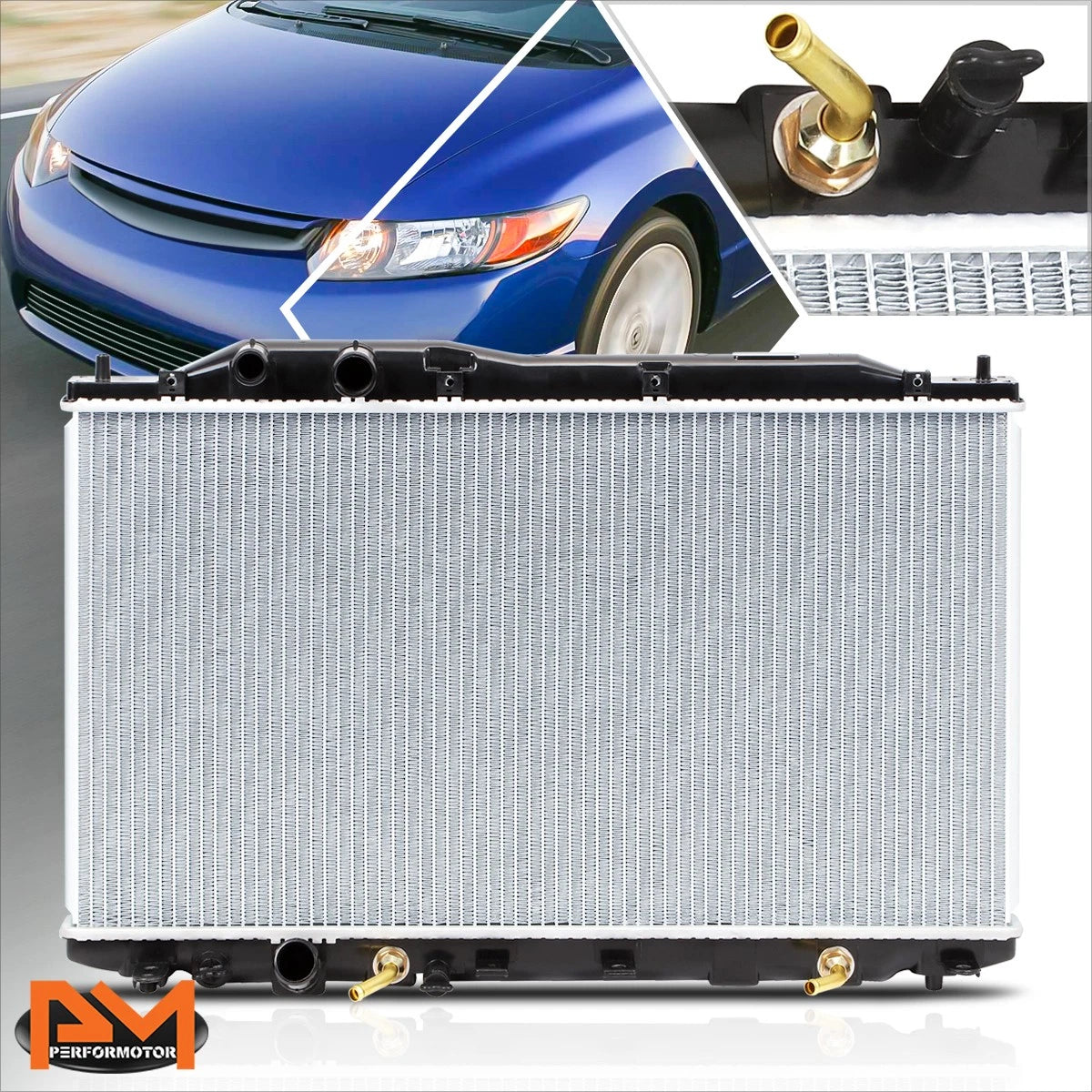 Aluminum OE Style Radiator for Honda Civic/Acura CSX (2006–2011) DPI-2923